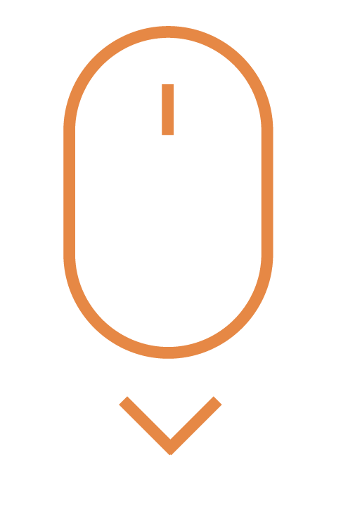 orange computer mouse icon